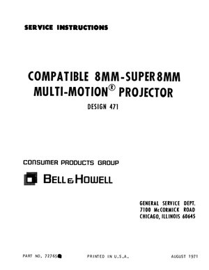 Bell & Howell projector 471